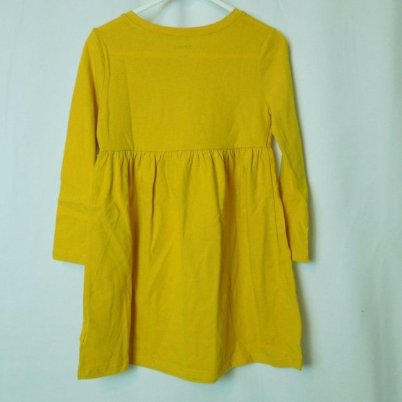 Fit & Flare Solid Yellow Long Sleeve 12-18M to 5T - Picture 8 of 13